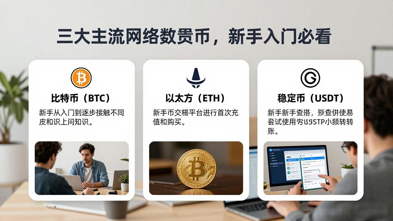 三大主流网络数字货币，新手入门必看