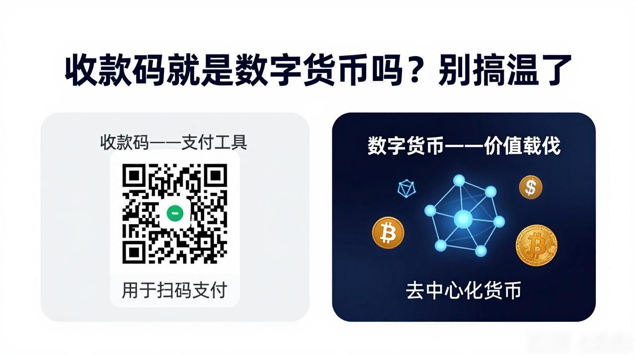 收款码就是数字货币吗？别搞混了