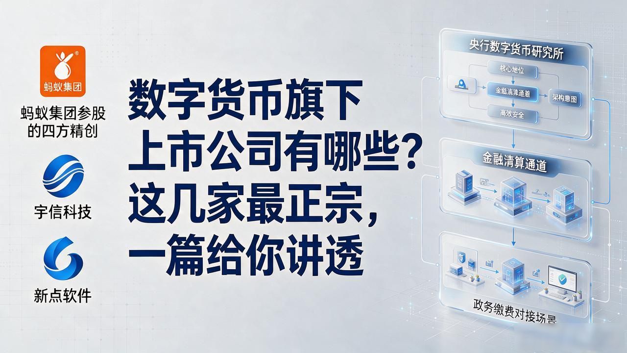 数字货币旗下上市公司有哪些？这几家最正宗，一篇给你讲透