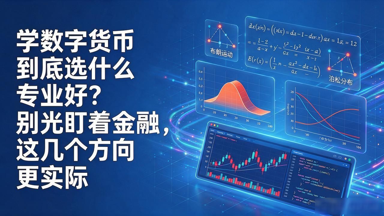 学数字货币到底选什么专业好？别光盯着金融，这几个方向更实际