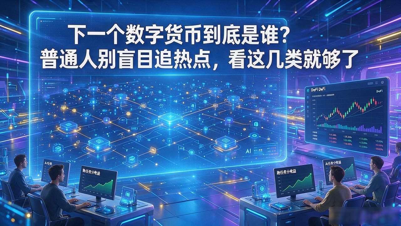 下一个数字货币到底是谁？普通人别盲目追热点，看这几类就够了