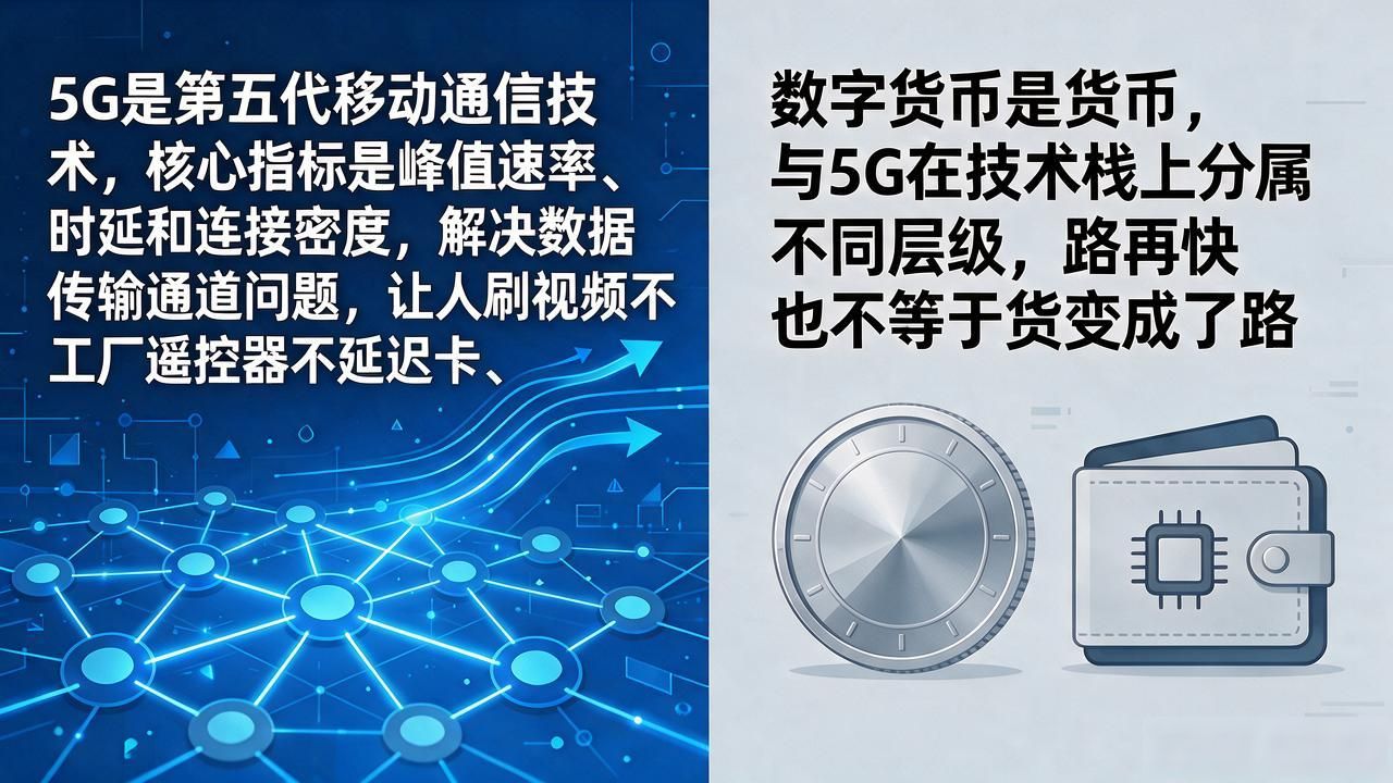 有人问我数字货币算不算5G，干通信八年，今天认真答一回