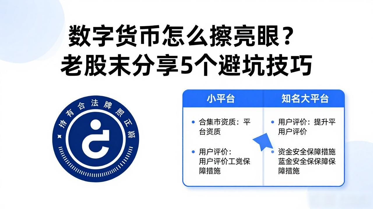 数字货币怎么擦亮眼？老股民分享5个避坑技巧
