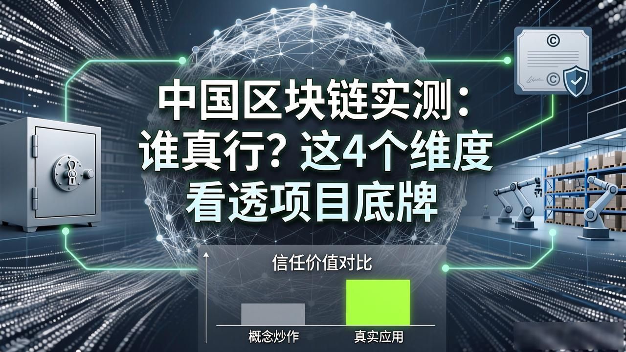 中国区块链实测：谁真行？这4个维度看透项目底牌