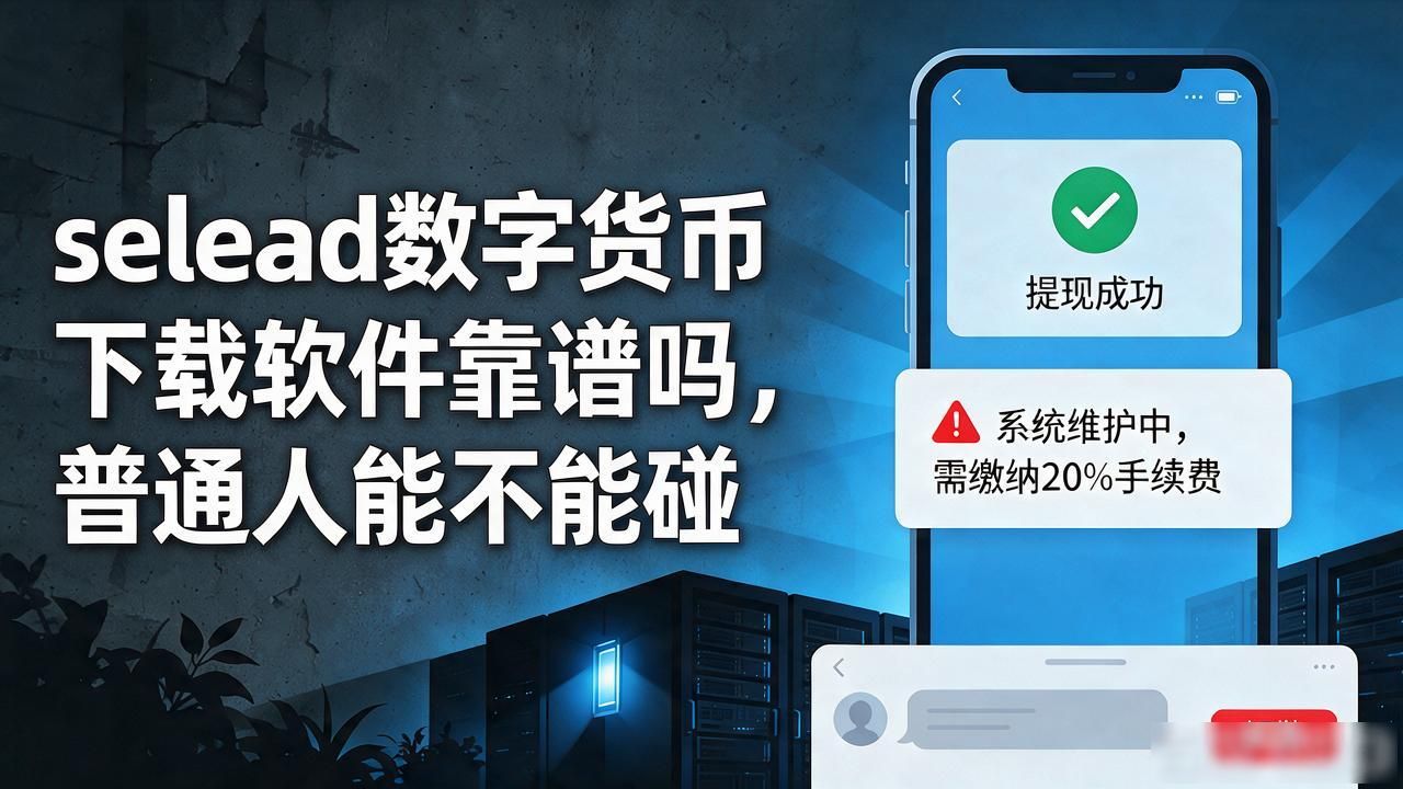 selead数字货币下载软件靠谱吗，普通人能不能碰