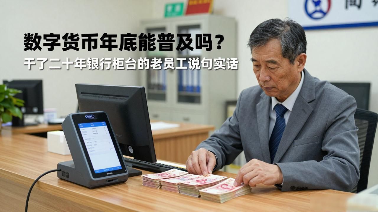 数字货币年底能普及吗？干了二十年银行柜台的老员工说句实话