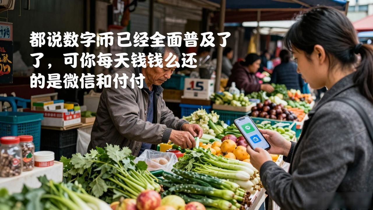 都说数字货币已经全面普及了，可你每天付钱怎么还是微信和支付宝