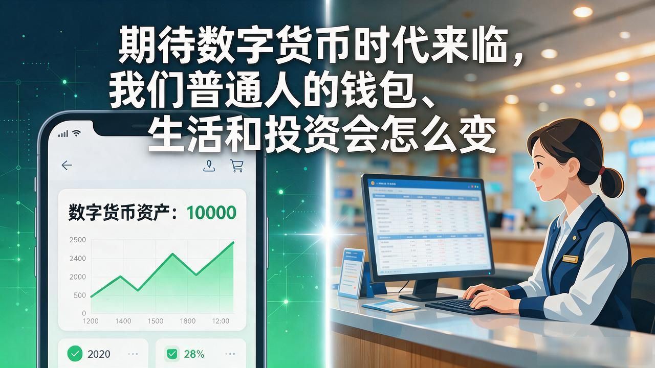 期待数字货币时代来临，我们普通人的钱包、生活和投资会怎么变