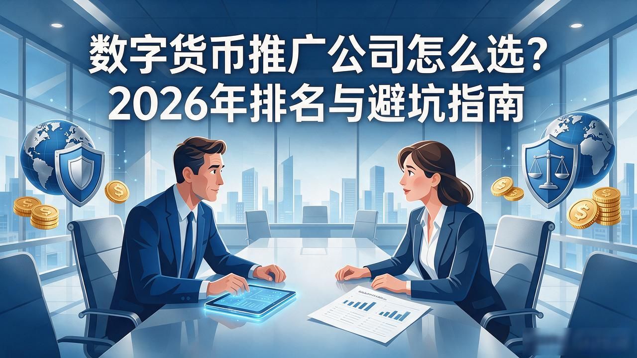 数字货币推广公司怎么选？2026年排名与避坑指南