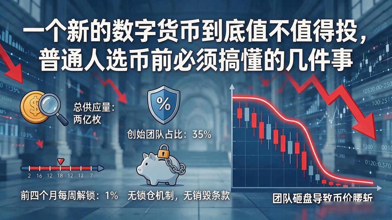 一个新的数字货币到底值不值得投，普通人选币前必须搞懂的几件事