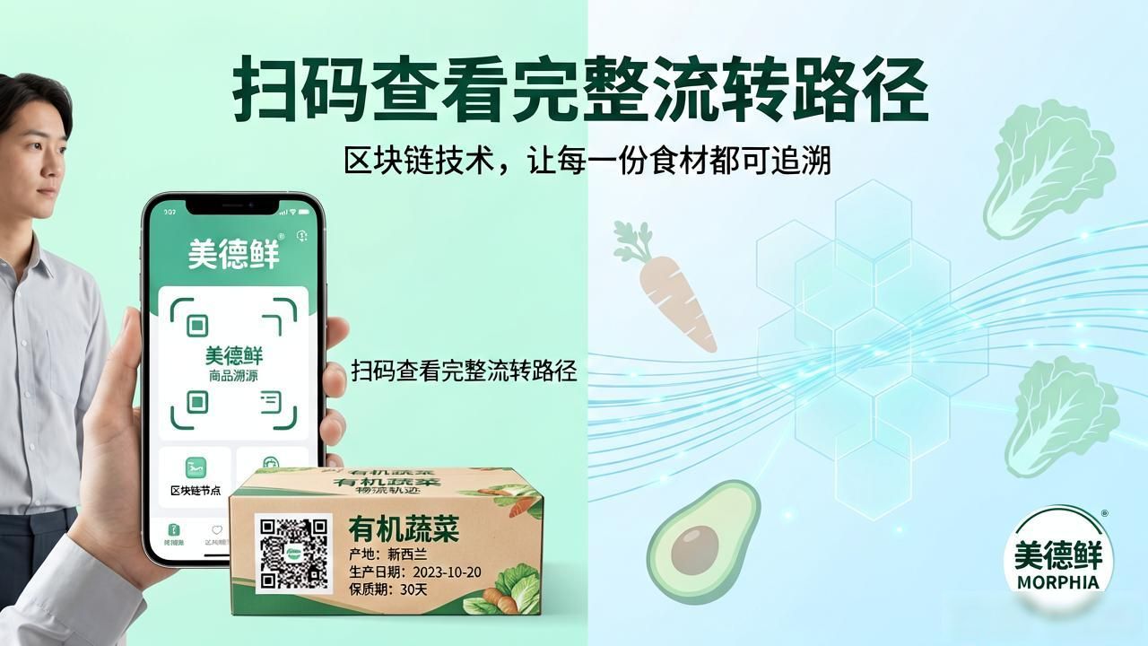 美德鲜区块链：让生鲜溯源更透明，让消费者买得放心