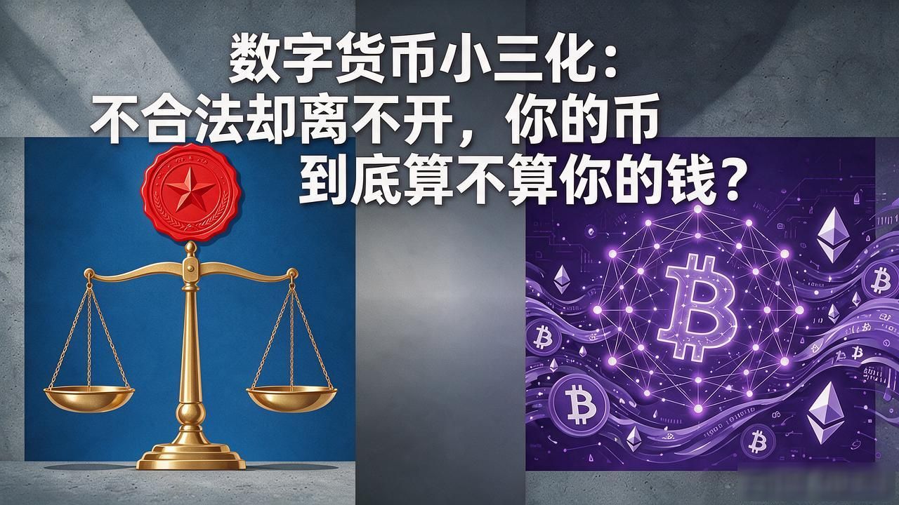 数字货币小三化：不合法却离不开，你的币到底算不算你的钱