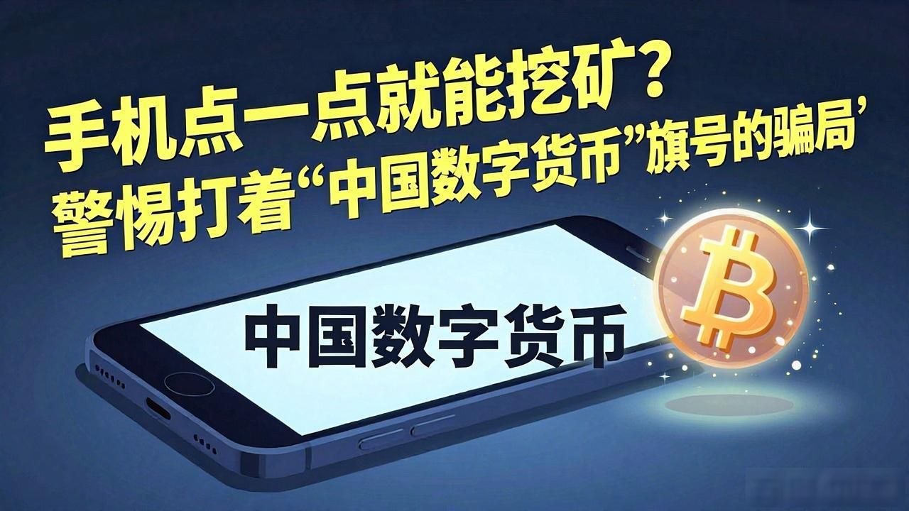 手机点一点就能挖矿？警惕打着"中国数字货币"旗号的骗局