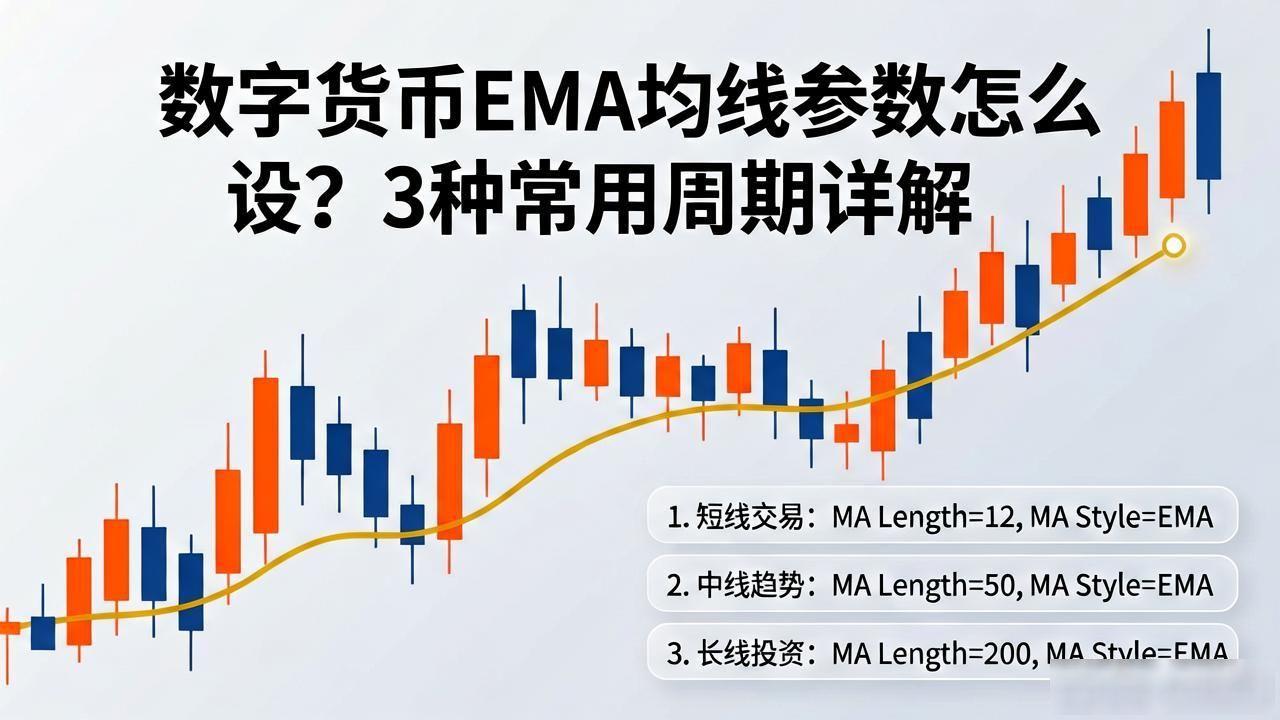 数字货币EMA均线参数怎么设？3种常用周期详解