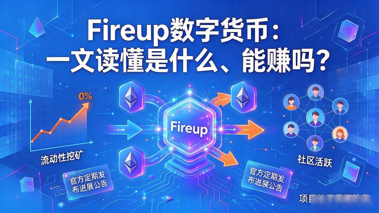 Fireup数字货币：一文读懂是什么、能赚吗？