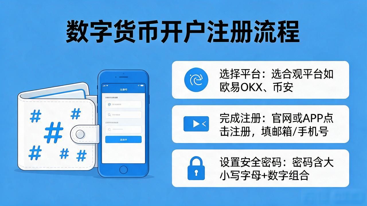 数字货币开户全流程：从注册到交易只需六步