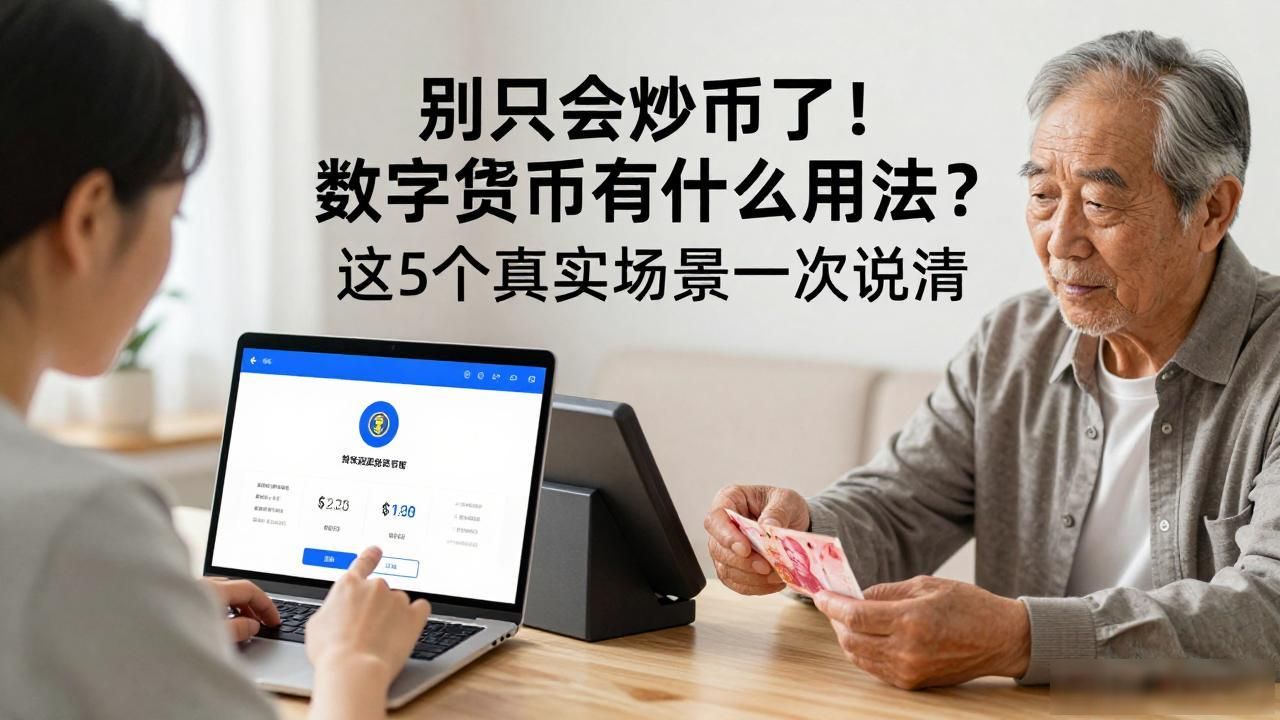 别只会炒币了！数字货币有什么用法？这5个真实场景一次说清