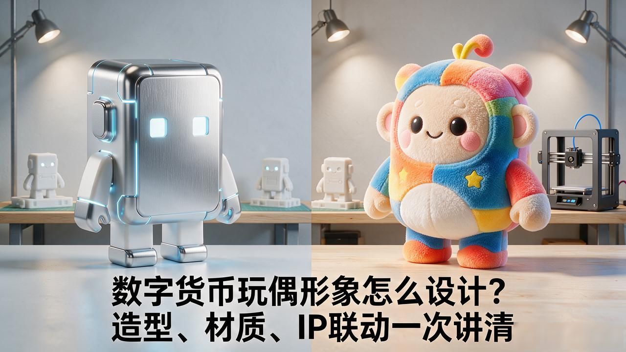 数字货币玩偶形象怎么设计？造型、材质、IP联动一次讲清