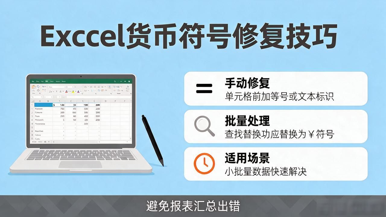 数字转换后货币符号消失？试试这几个实用技巧
