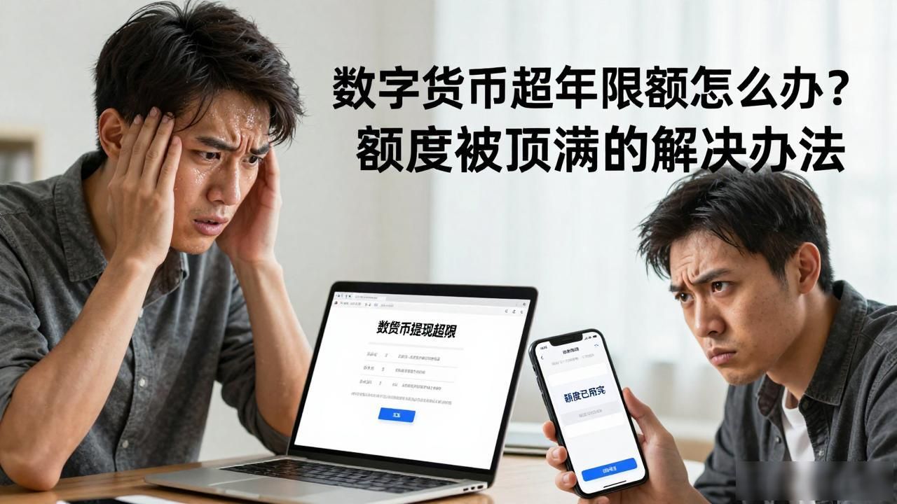 数字货币超年限额怎么办？额度被顶满的解决办法