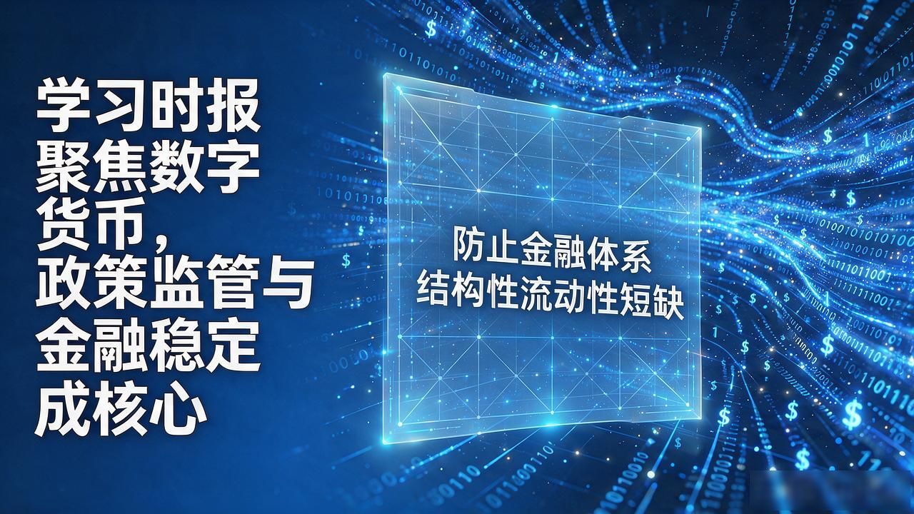 学习时报聚焦数字货币，政策监管与金融稳定成核心