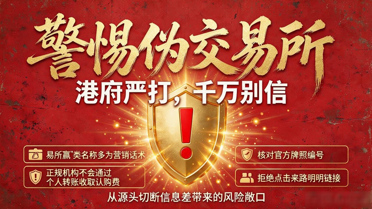 警惕伪交易所：港府严打，千万别信