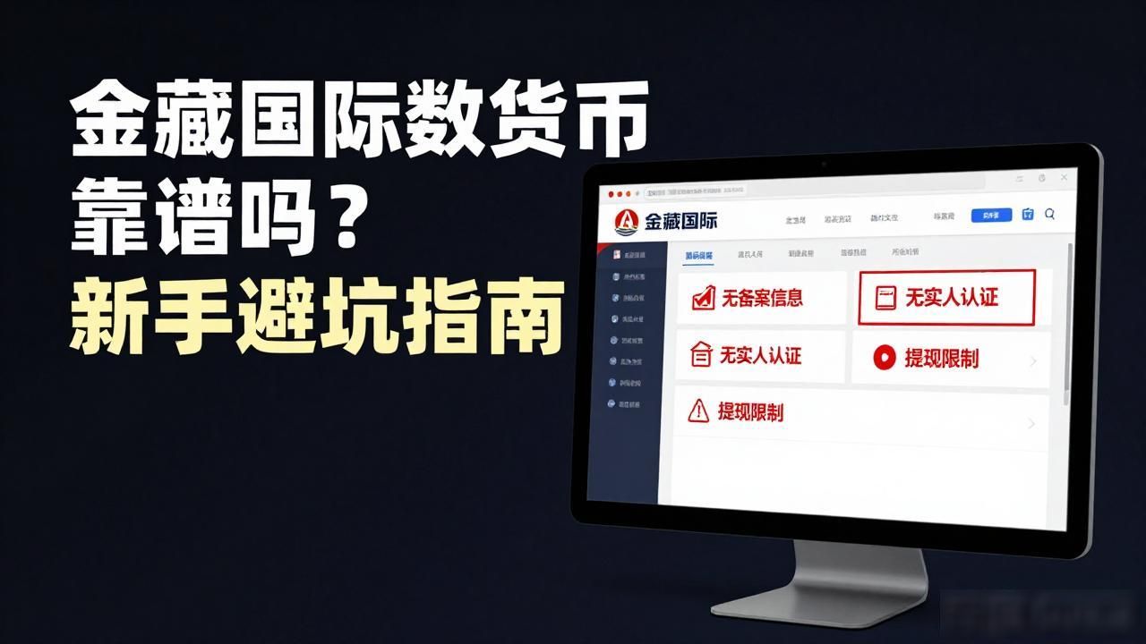 金藏国际数字货币靠谱吗？新手避坑指南