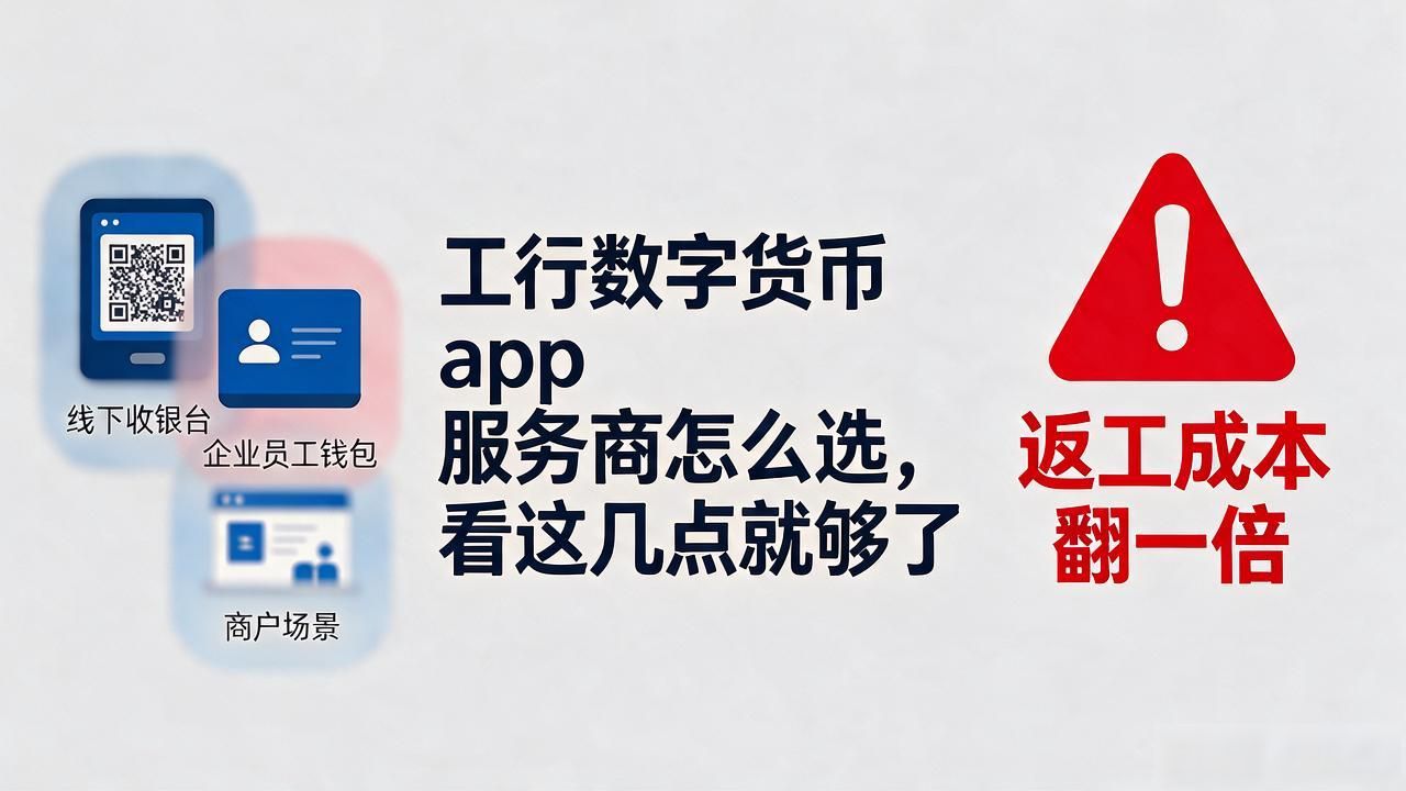 工行数字货币app服务商怎么选，看这几点就够了