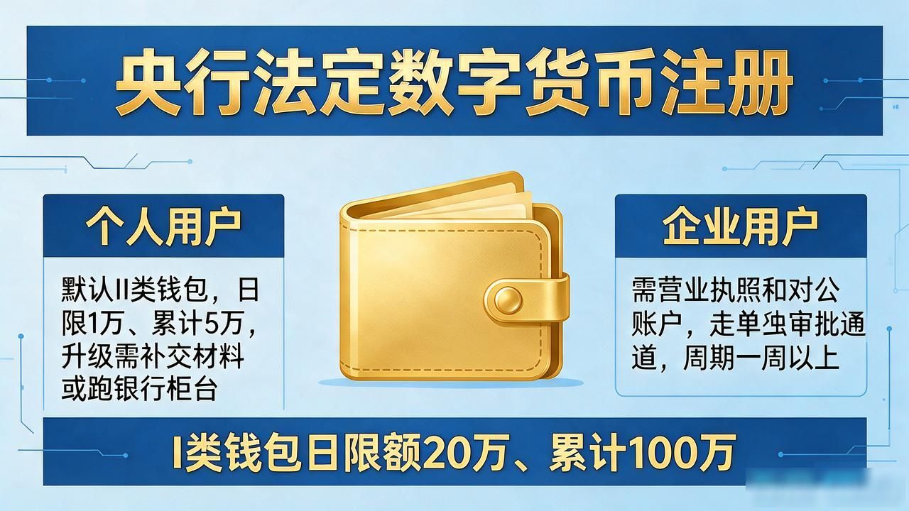 央行法定数字货币注册，流程和条件一次说清楚