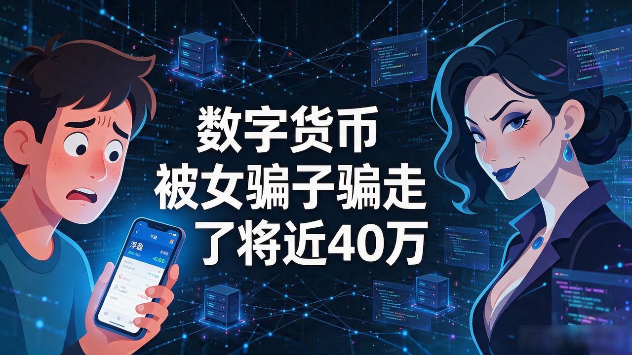 数字货币被女骗子骗走了将近40万，我踩过的坑你千万别再犯