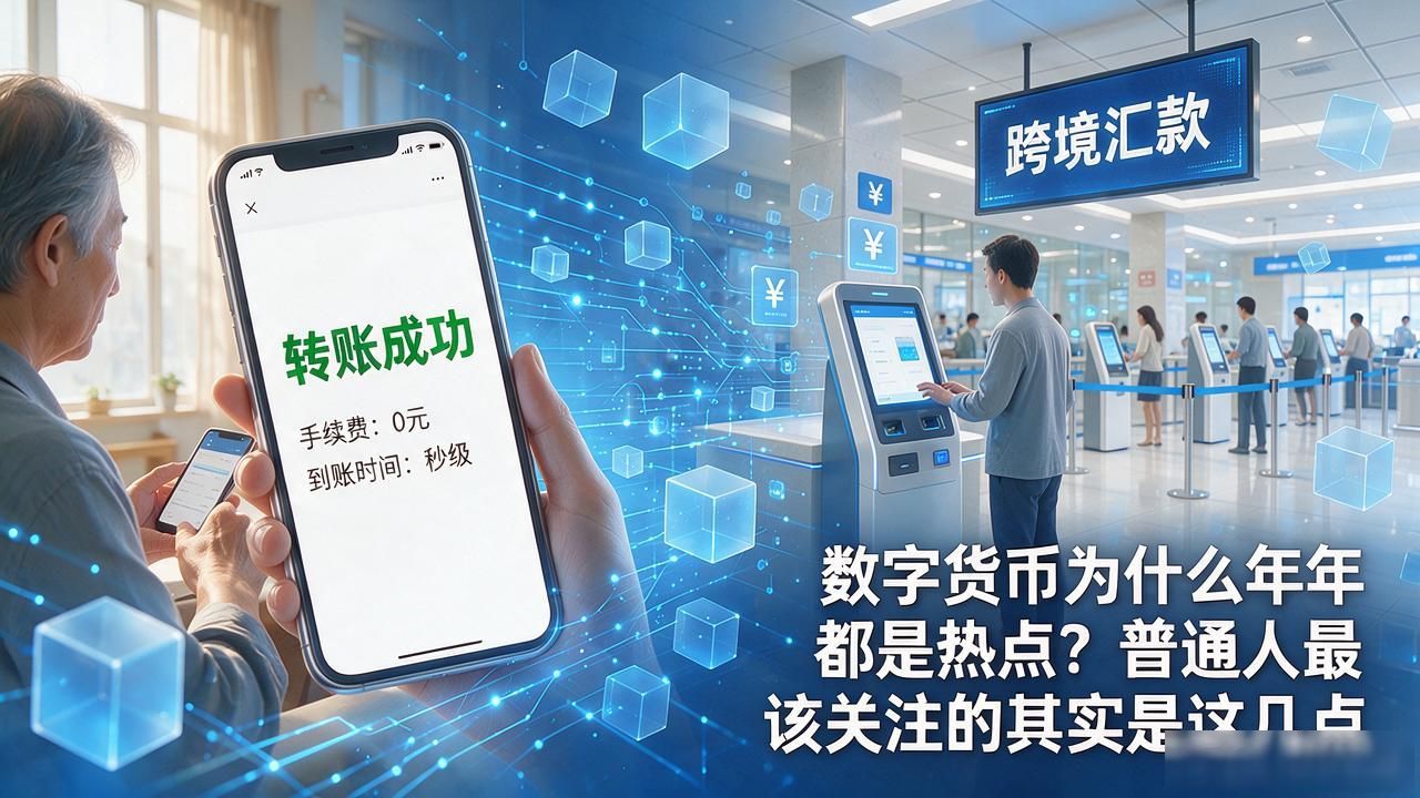 数字货币为什么年年都是热点？普通人最该关注的其实是这几点