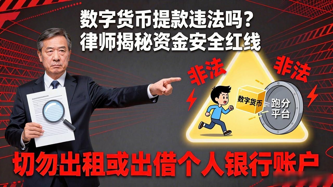 数字货币提款违法吗？律师揭秘资金安全红线