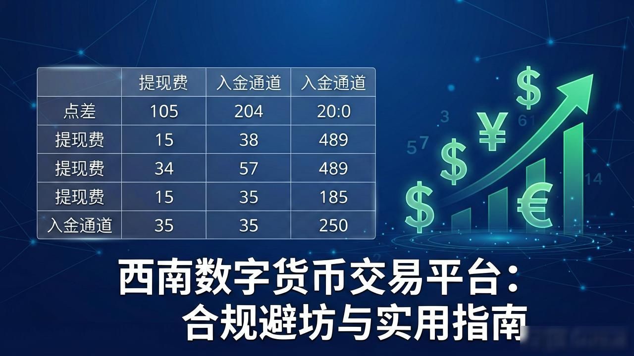 西南数字货币交易平台：合规避坑与实用指南
