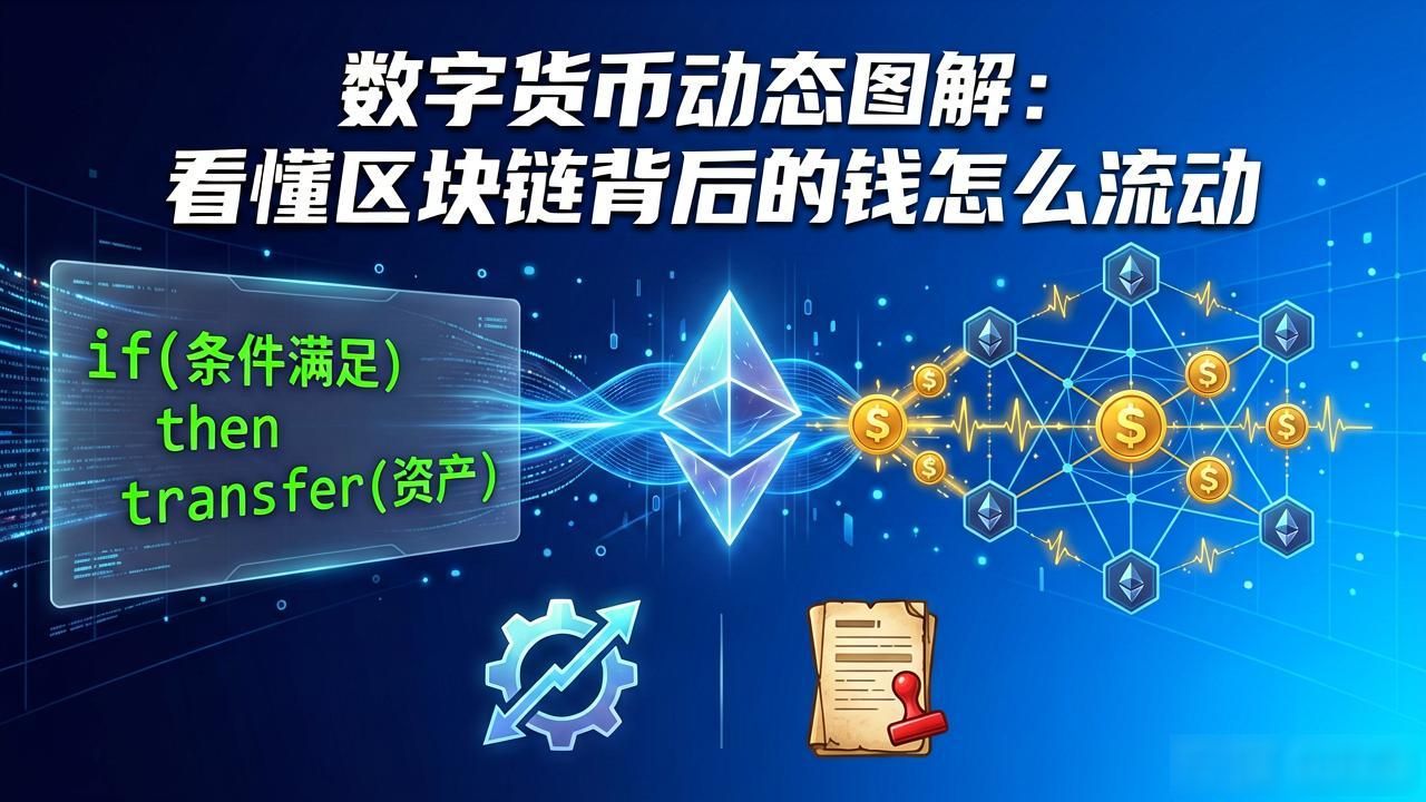 数字货币动态图解：看懂区块链背后的钱怎么流动