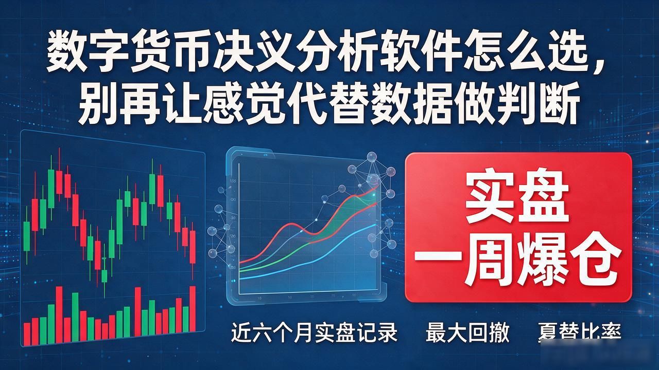 数字货币决策分析软件怎么选，别再让感觉代替数据做判断