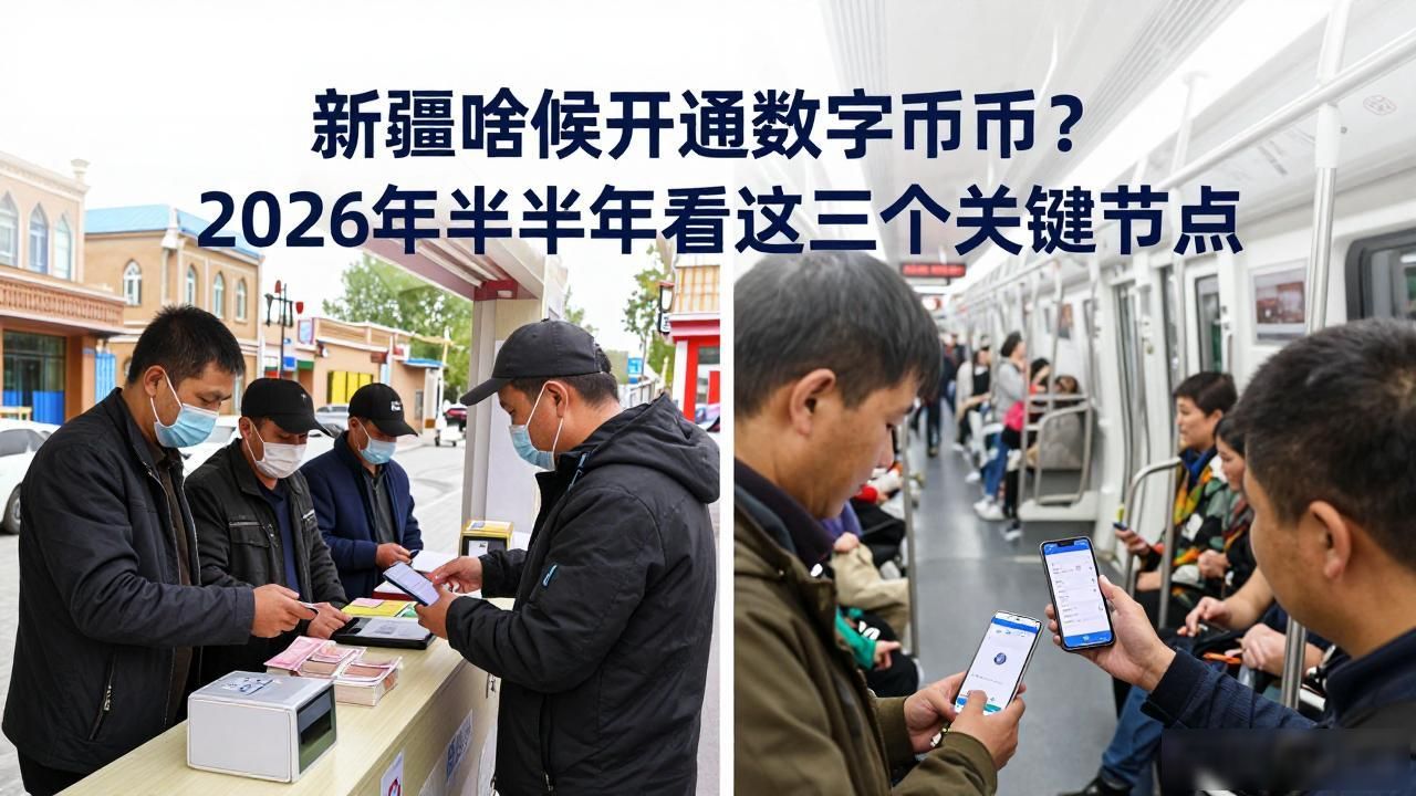 新疆啥时候开通数字货币？2026年下半年看这三个关键节点
