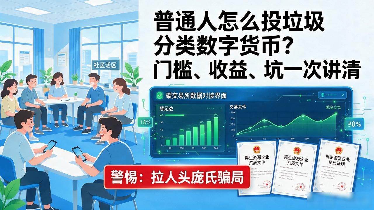 普通人怎么投垃圾分类数字货币？门槛、收益、坑一次讲清