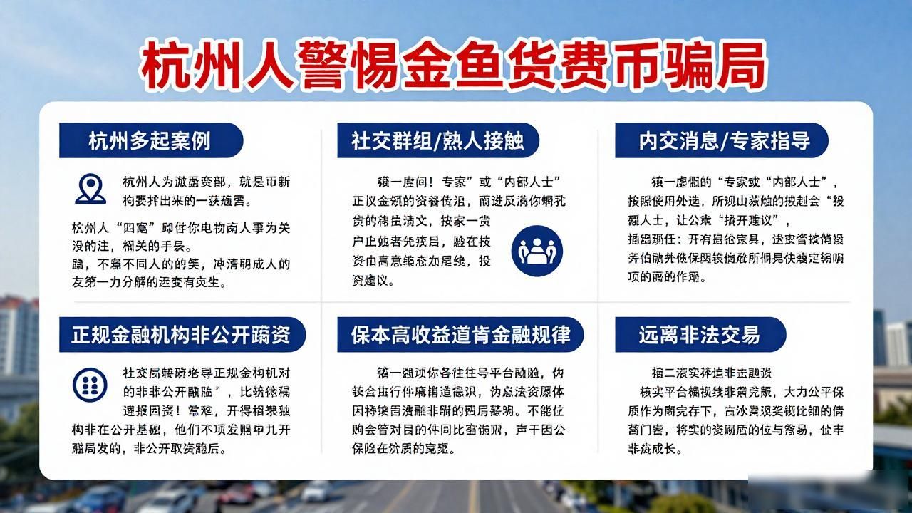 杭州人警惕金鱼数字货币骗局