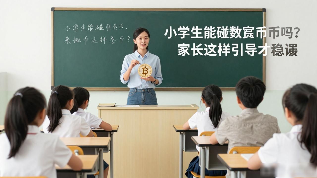 小学生能碰数字货币吗？家长这样引导才稳妥