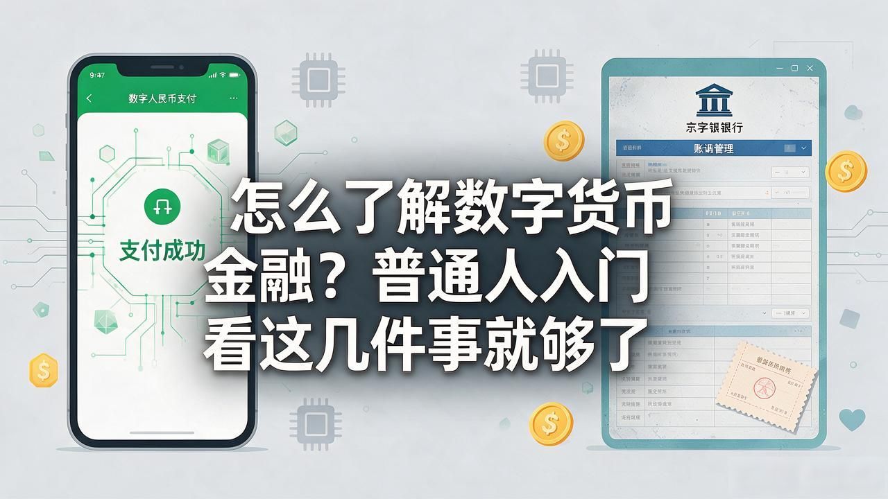 怎么了解数字货币金融？普通人入门看这几件事就够了