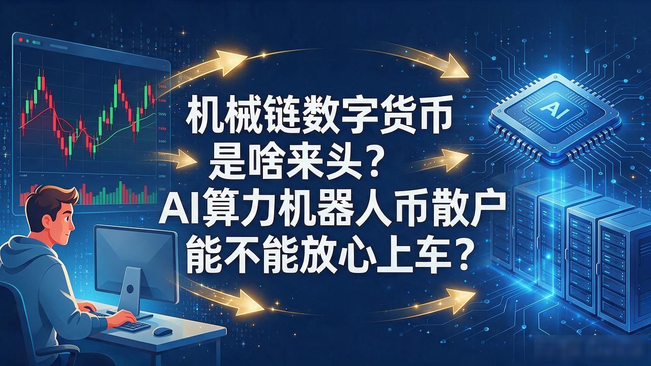 机械链数字货币是啥来头？AI算力机器人币散户能不能放心上车