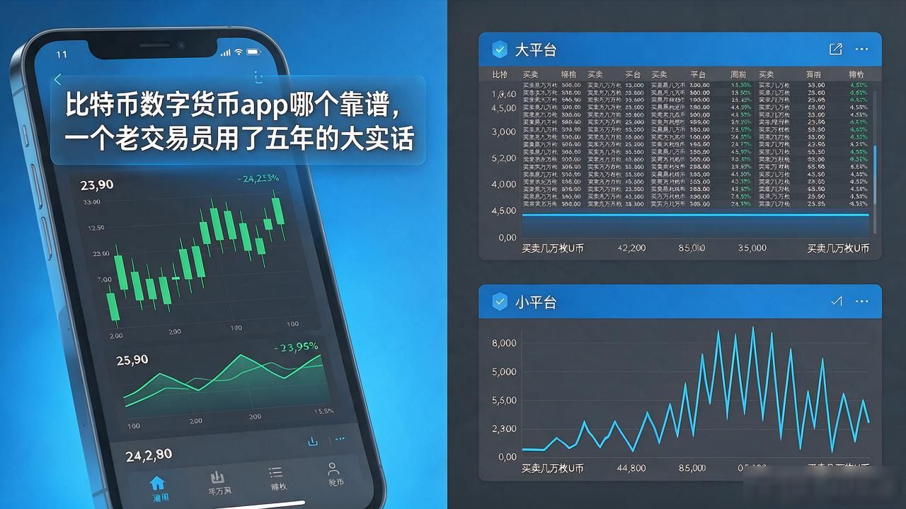 比特币数字货币app哪个靠谱，一个老交易员用了五年的大实话
