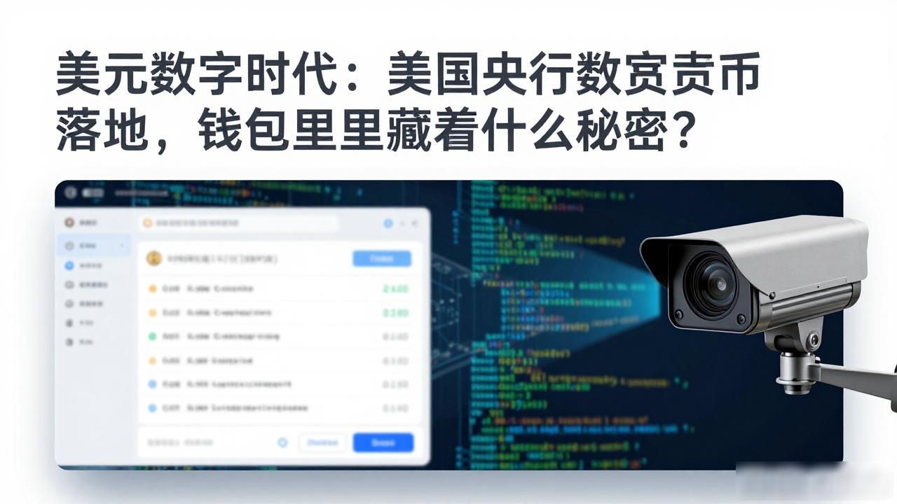 美元数字时代：美国央行数字货币落地，钱包里藏着什么秘密？