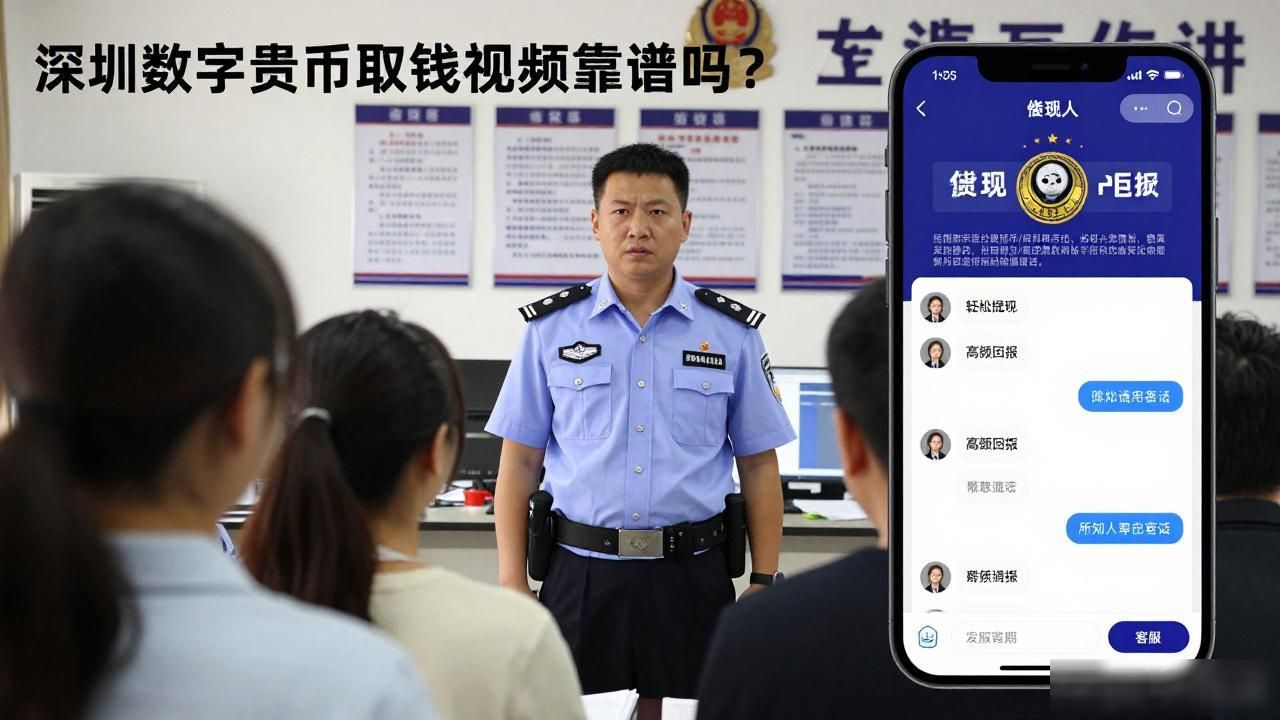 深圳数字货币取钱视频靠谱吗？本地人跟你说实话