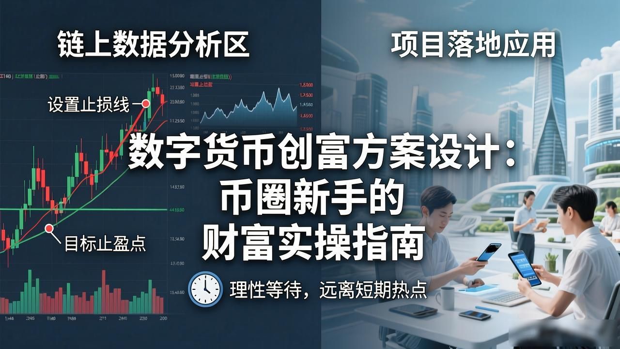 数字货币创富方案设计：币圈新手的财富实操指南