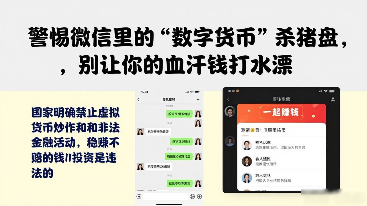警惕微信里的“数字货币”杀猪盘，别让你的血汗钱打水漂