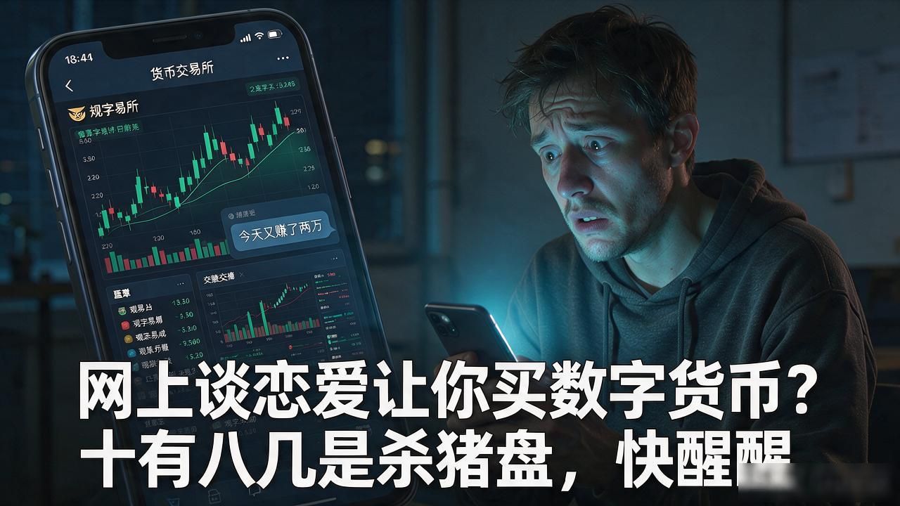 网上谈恋爱让你买数字货币？十有八九是杀猪盘，快醒醒