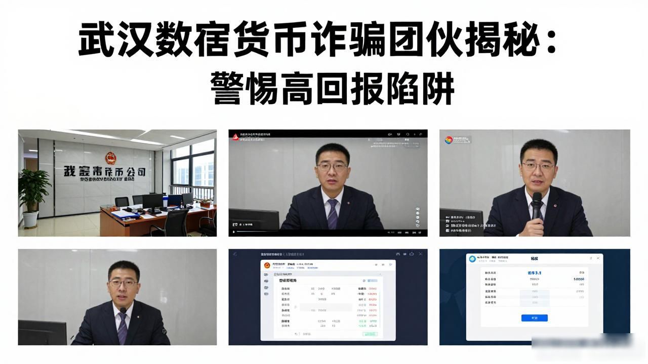 武汉数字货币诈骗团伙揭秘：警惕高回报陷阱