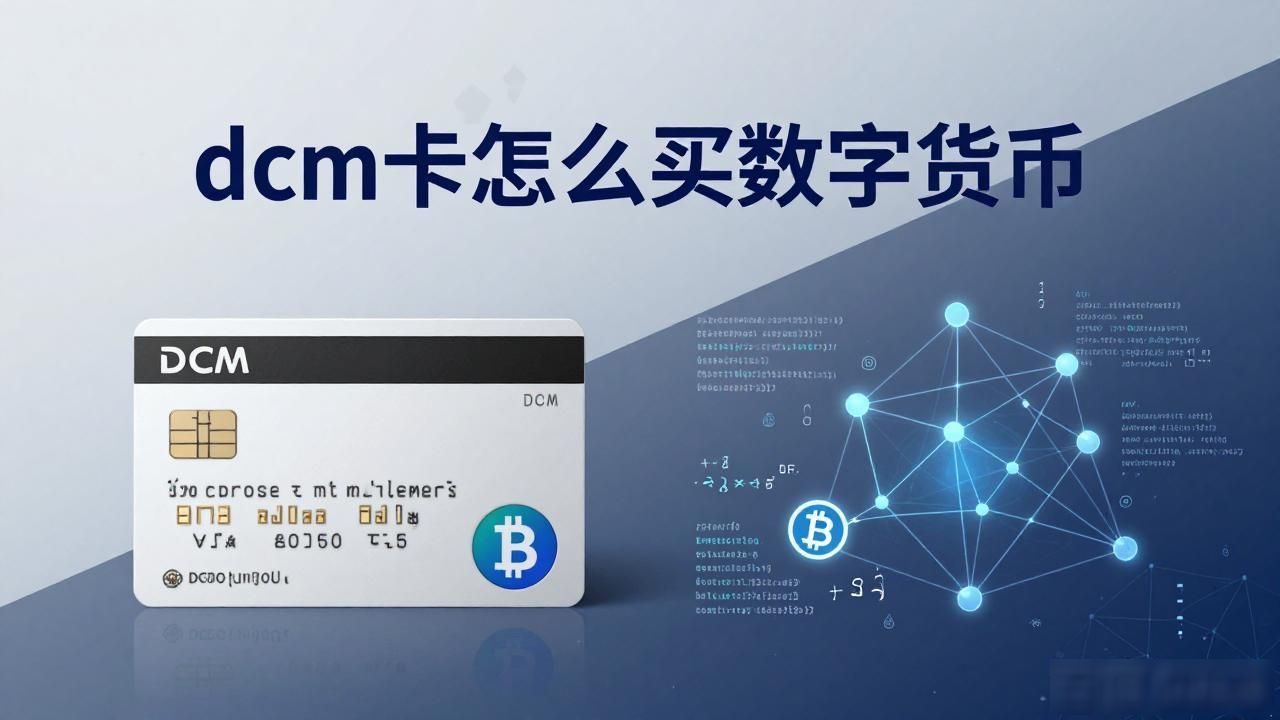 dcm卡怎么买数字货币
