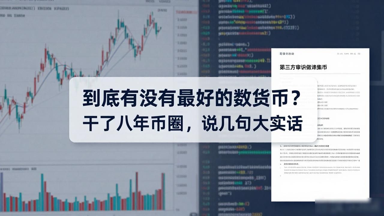 到底有没有最好的数字货币？干了八年币圈，说几句大实话
